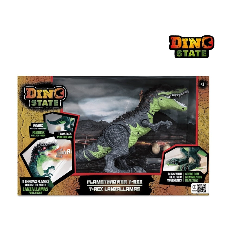 T-REX LANZALLAMAS DINO STATE - 1