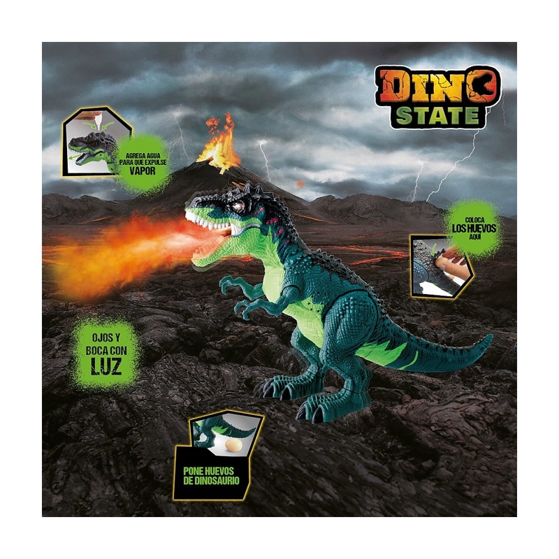 T-REX LANZALLAMAS DINO STATE - 2