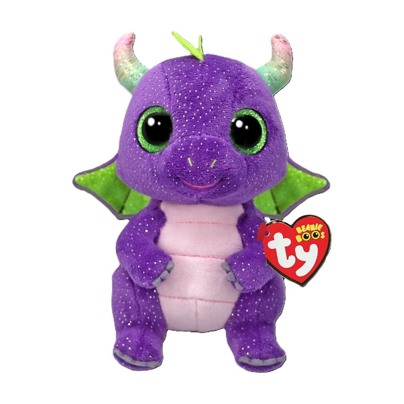 TY BEANIE BOOS DAPHNE DINOSAURIO VIOLETA REGULAR - 1