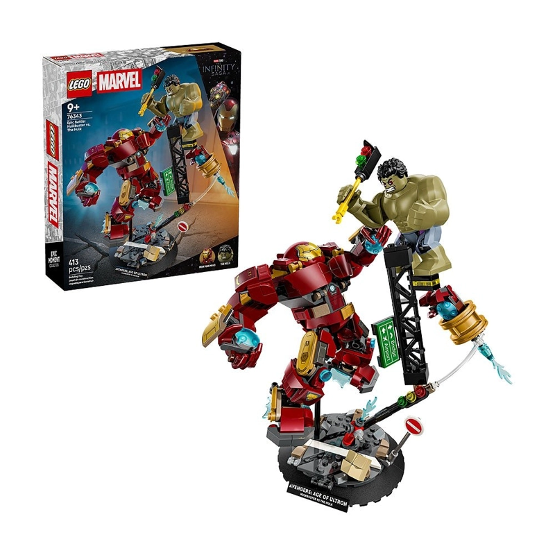 BATALLA EPICA ANTI-HULK VS HULK LEGO SUPER HEROES - 1