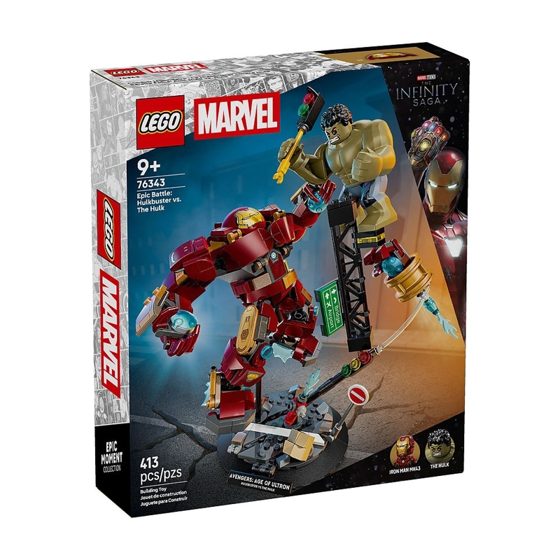 BATALLA EPICA ANTI-HULK VS HULK LEGO SUPER HEROES - 2