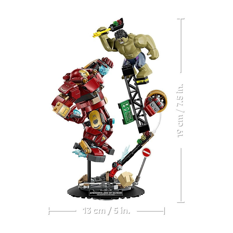 BATALLA EPICA ANTI-HULK VS HULK LEGO SUPER HEROES - 5