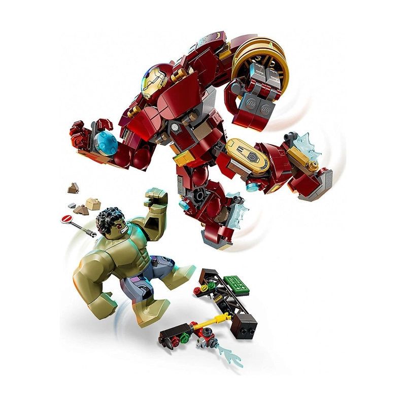 BATALLA EPICA ANTI-HULK VS HULK LEGO SUPER HEROES - 7