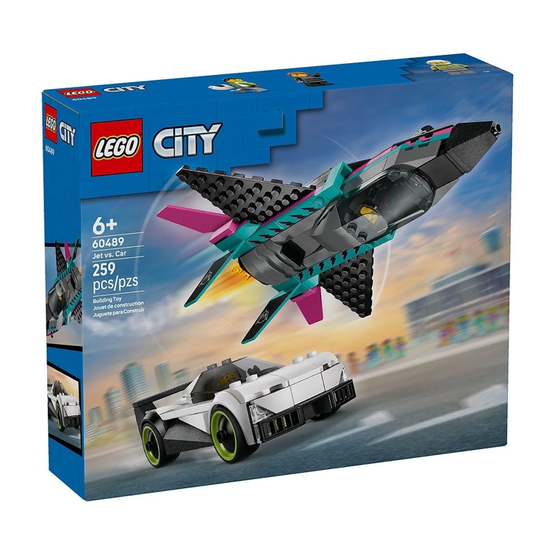 AVION JET VS AUTO LEGO CITY - 2