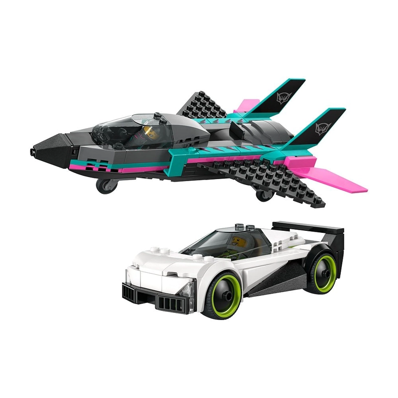 AVION JET VS AUTO LEGO CITY - 3