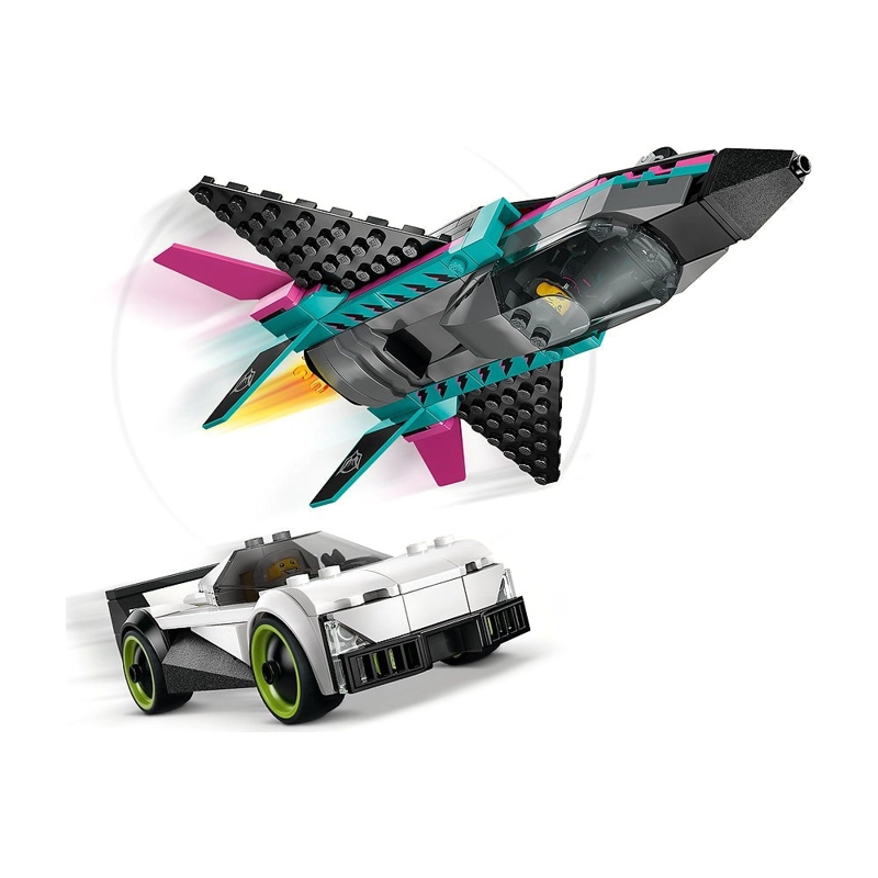 AVION JET VS AUTO LEGO CITY - 4