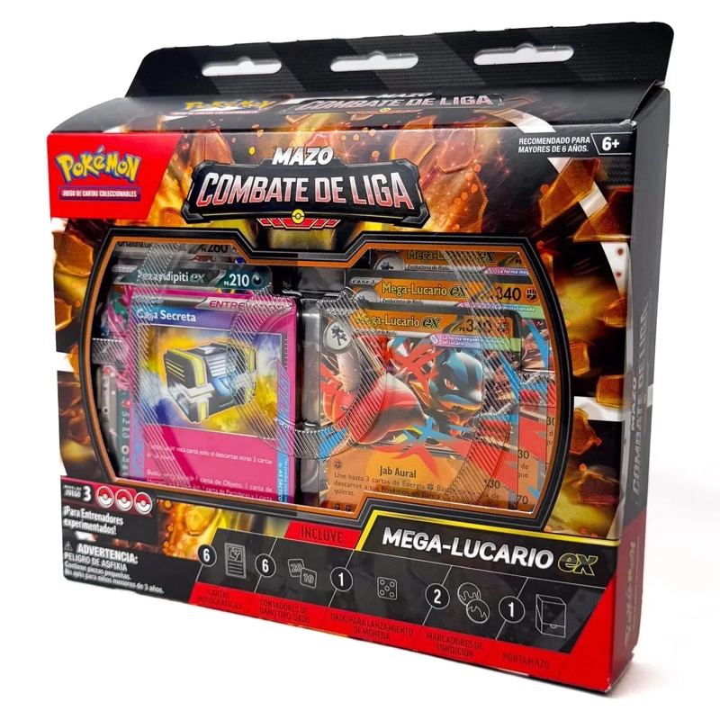 POKEMON TCG MEGA LUCARIO EX LEAGUE BATTLE DECK ESP - 1