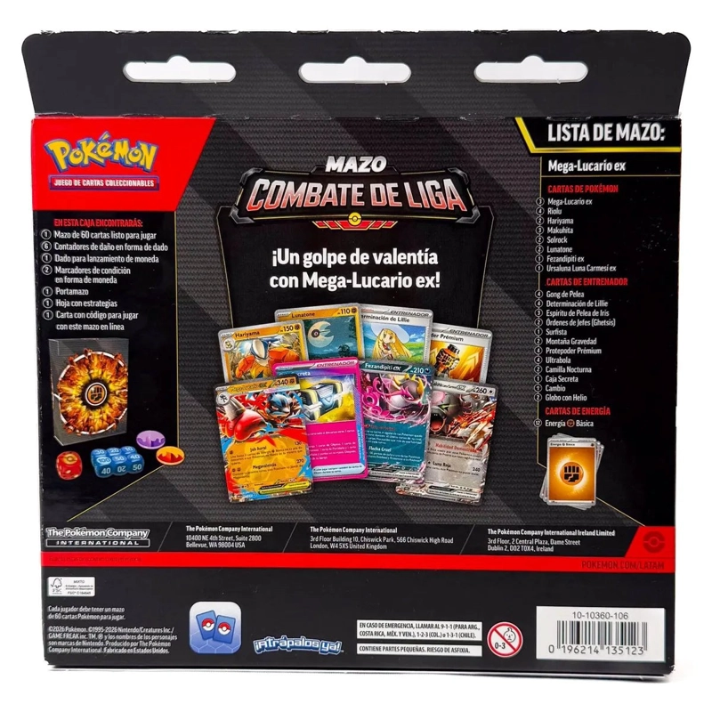 POKEMON TCG MEGA LUCARIO EX LEAGUE BATTLE DECK ESP - 2