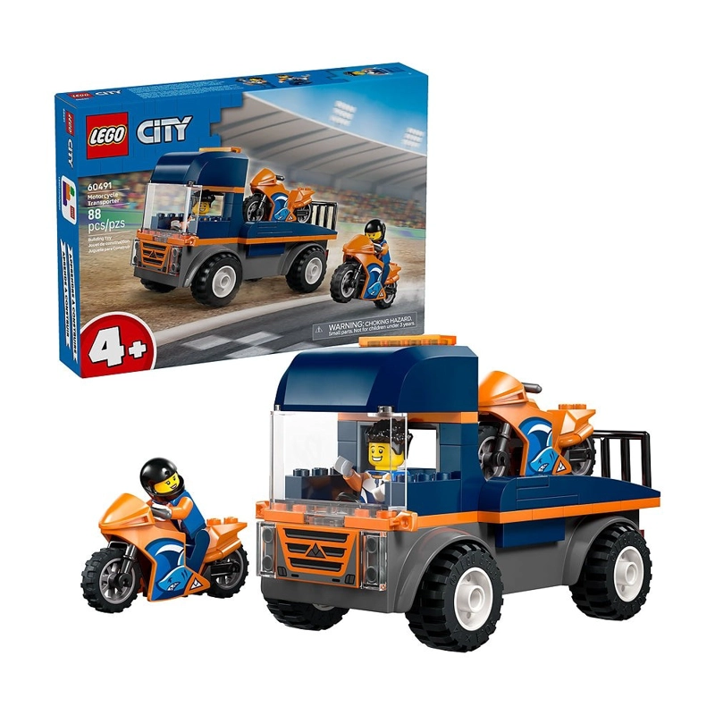 CAMION DE TRANSPORTE DE MOTOS LEGO CITY - 1
