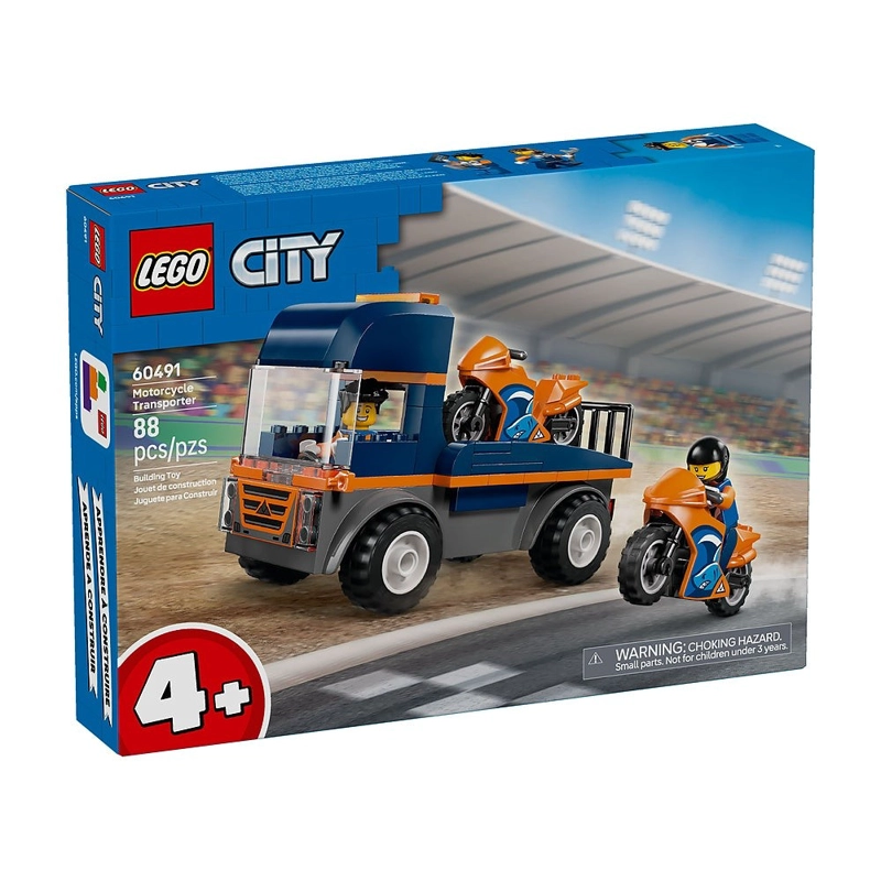 CAMION DE TRANSPORTE DE MOTOS LEGO CITY - 2