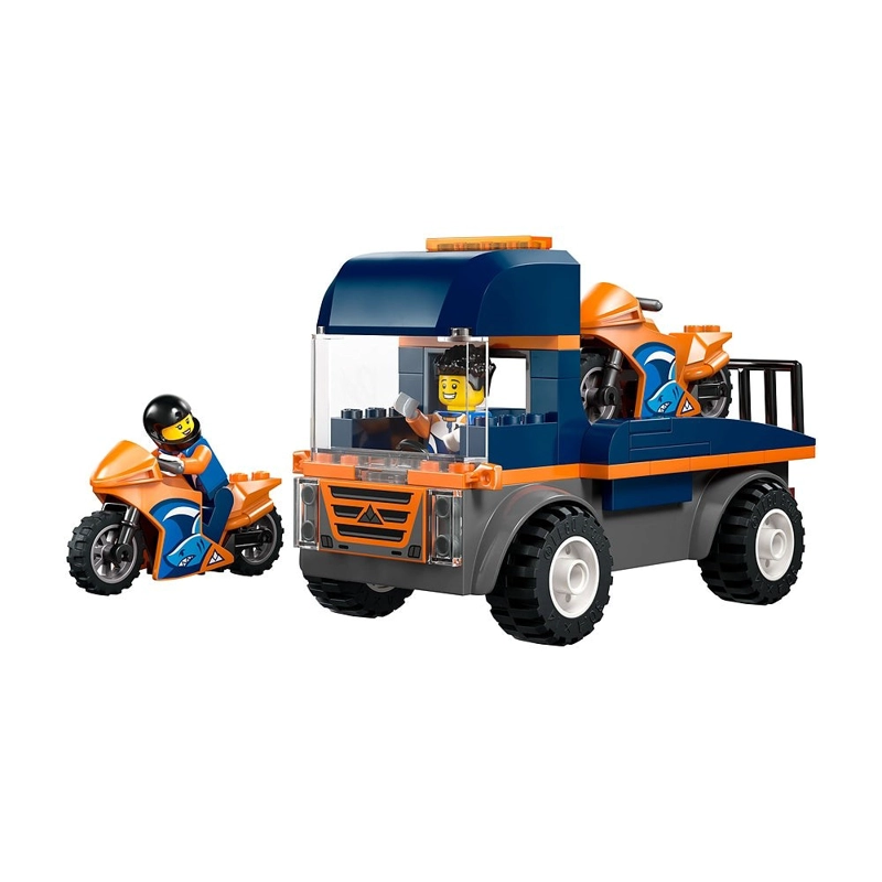 CAMION DE TRANSPORTE DE MOTOS LEGO CITY - 3