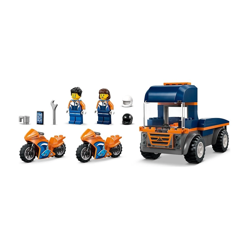 CAMION DE TRANSPORTE DE MOTOS LEGO CITY - 6