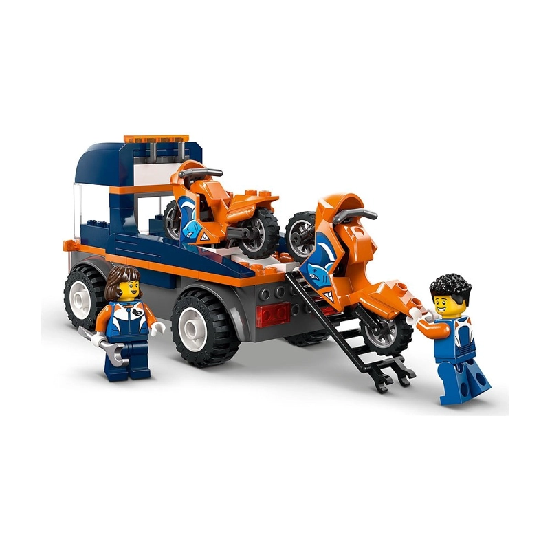 CAMION DE TRANSPORTE DE MOTOS LEGO CITY - 7