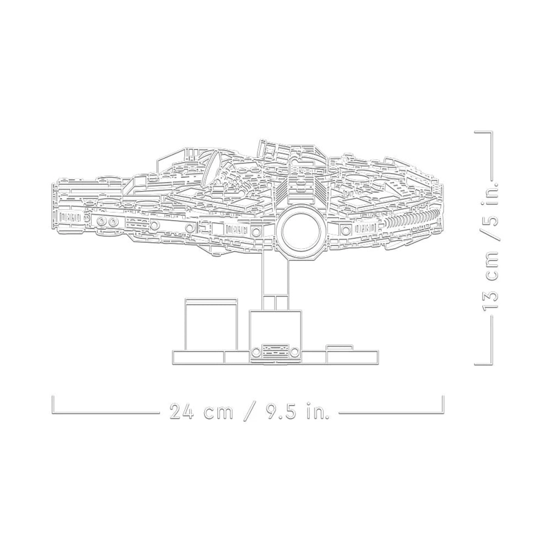 HALCON MILENARIO 25 AÑOS LEGO STAR WARS - 3