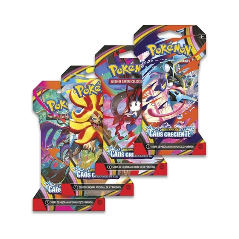 POKEMON TCG CHAOS RISING SLEEVED BOOSTER ESP - 1