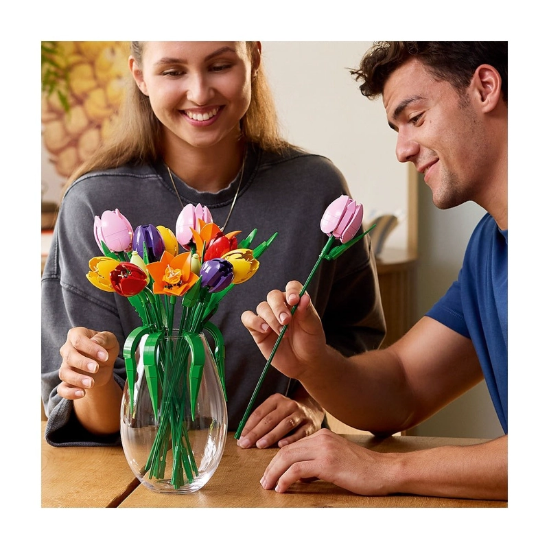 RAMO DE TULIPANES LEGO BOTANICALS - 9