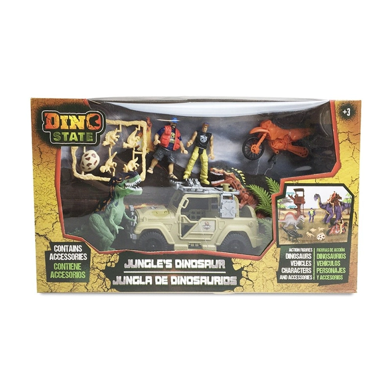 SET DE DINOSAURIOS CON 8 ACCESORIOS INCLUIDOS DINO STATE - 1