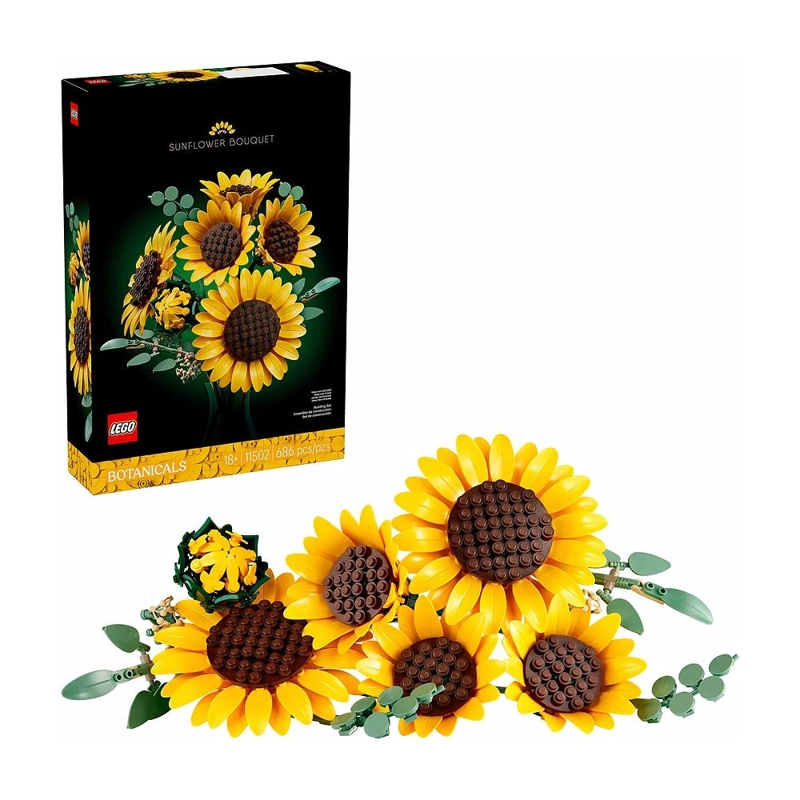 RAMO DE GIRASOLES LEGO BOTANICALS - 1
