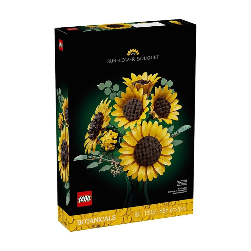 RAMO DE GIRASOLES LEGO BOTANICALS - 3