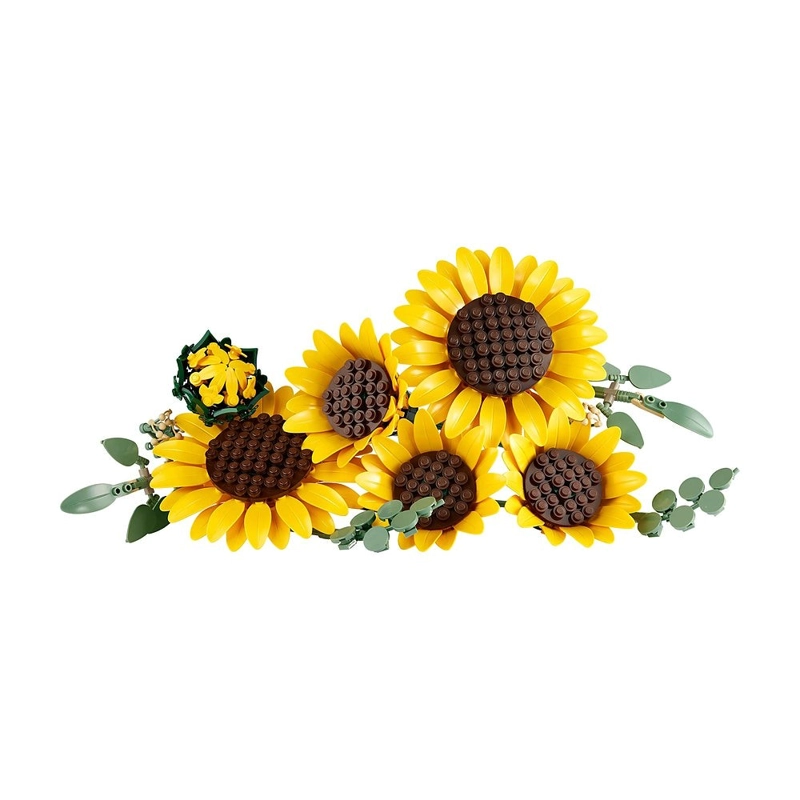 RAMO DE GIRASOLES LEGO BOTANICALS - 4