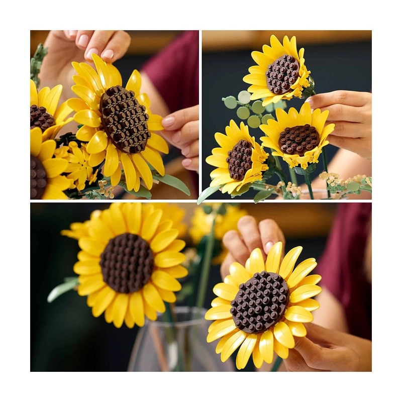 RAMO DE GIRASOLES LEGO BOTANICALS - 8
