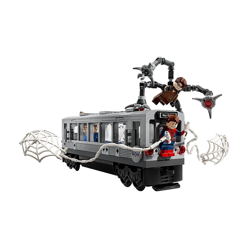 SPIDER-MAN VS DOC OCK ESCENA DEL TREN SUBTERRANEO LEGO SUPER HEROES MARVEL - 2