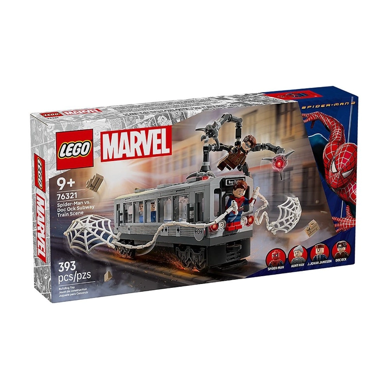 SPIDER-MAN VS DOC OCK ESCENA DEL TREN SUBTERRANEO LEGO SUPER HEROES MARVEL - 5