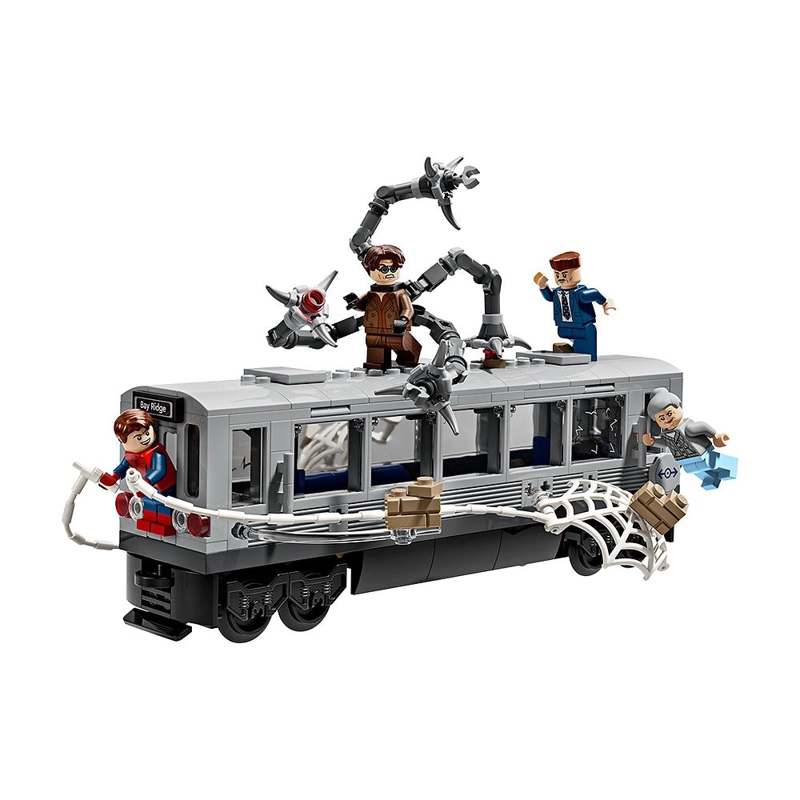 SPIDER-MAN VS DOC OCK ESCENA DEL TREN SUBTERRANEO LEGO SUPER HEROES MARVEL - 6