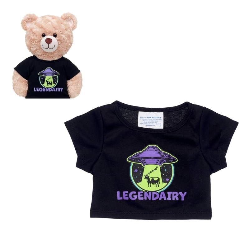 POLERA NEGRA LEGENDARY BUILD-A-BEAR - 1