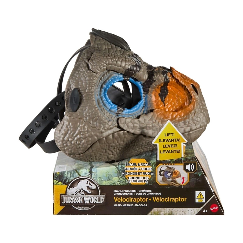 JURASSIC WORLD JUGUETE MASCARA DE RAPTOR CON EFECTOS - 1