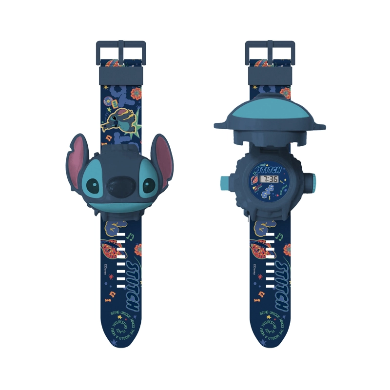 RELOJ CON IMAGEN 3D STITCH - 1