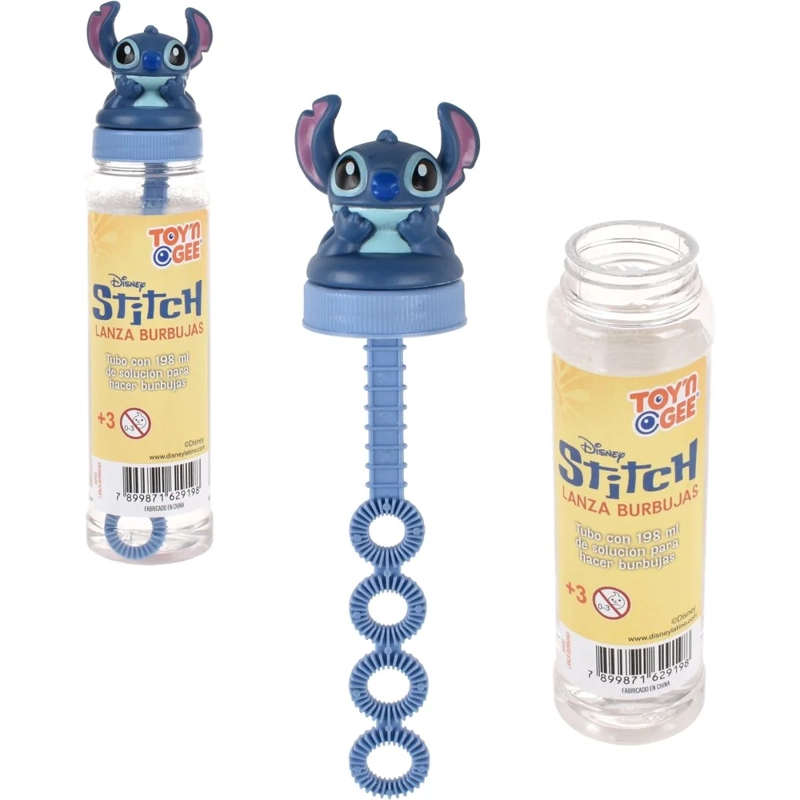 TUBO LANZA BURBUJAS STITCH - 2