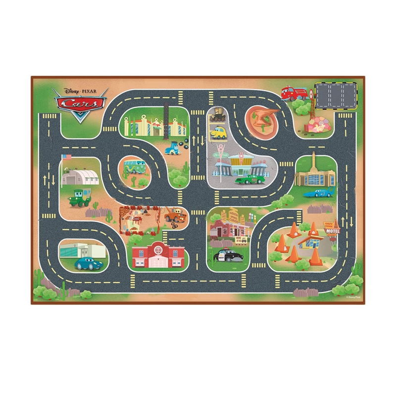 ALFOMBRA DE JUEGO CON 2 VEHICULOS CARS - 3