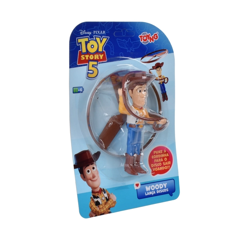 LANZADOR DISCOS VOLADORES WOODY TOY STORY - 2