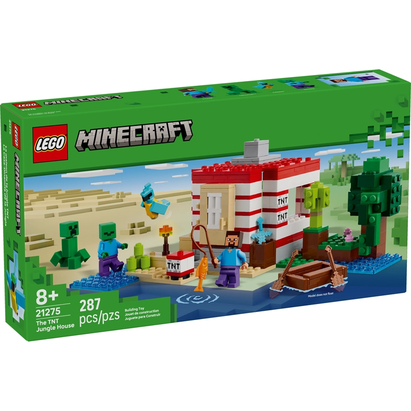 LA CASA DINAMITA DE LA JUNGLA LEGO MINECRAFT - 2