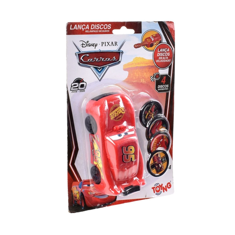 LANZADOR DE DISCOS RAYO MCQUEEN CARS - 2