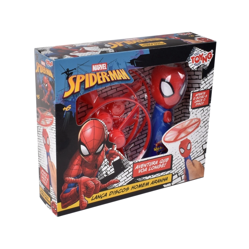 LANZADOR DISCOS VOLADORES SPIDERMAN - 2