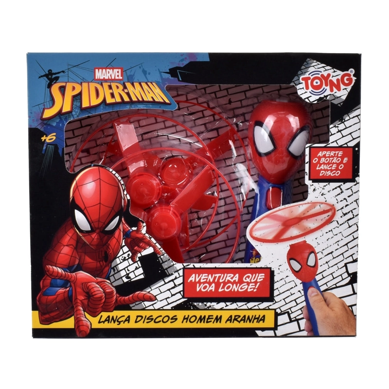 LANZADOR DISCOS VOLADORES SPIDERMAN - 3