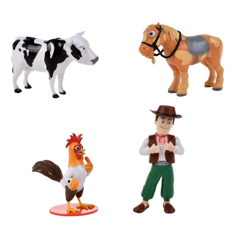 SET 4 FIGURAS 8 CM LA GRANJA DE ZENON - 1