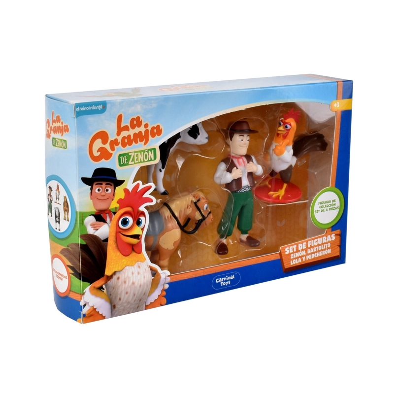 SET 4 FIGURAS 8 CM LA GRANJA DE ZENON - 2