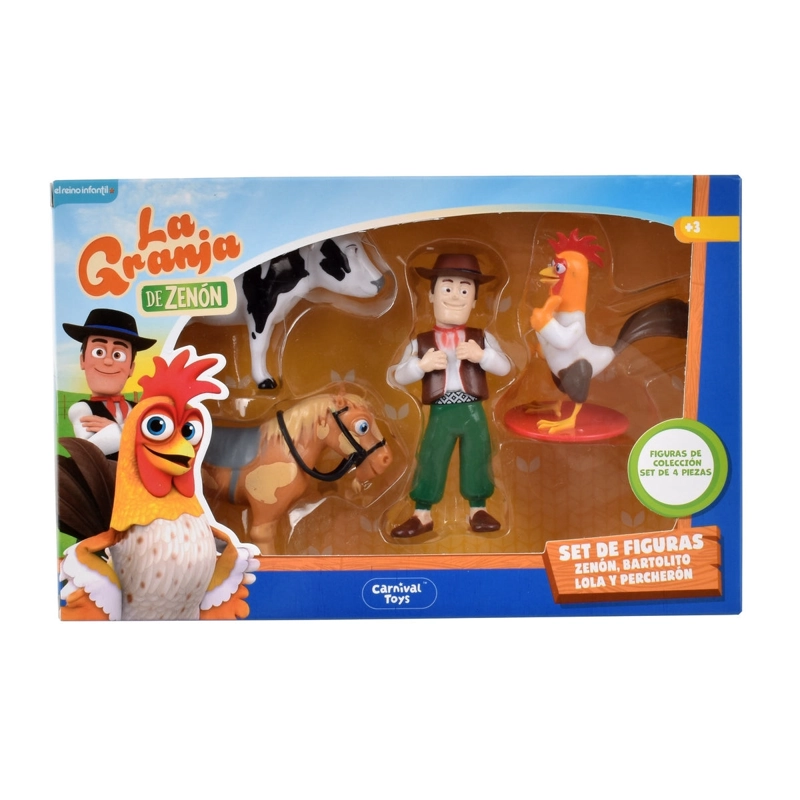 SET 4 FIGURAS 8 CM LA GRANJA DE ZENON - 3