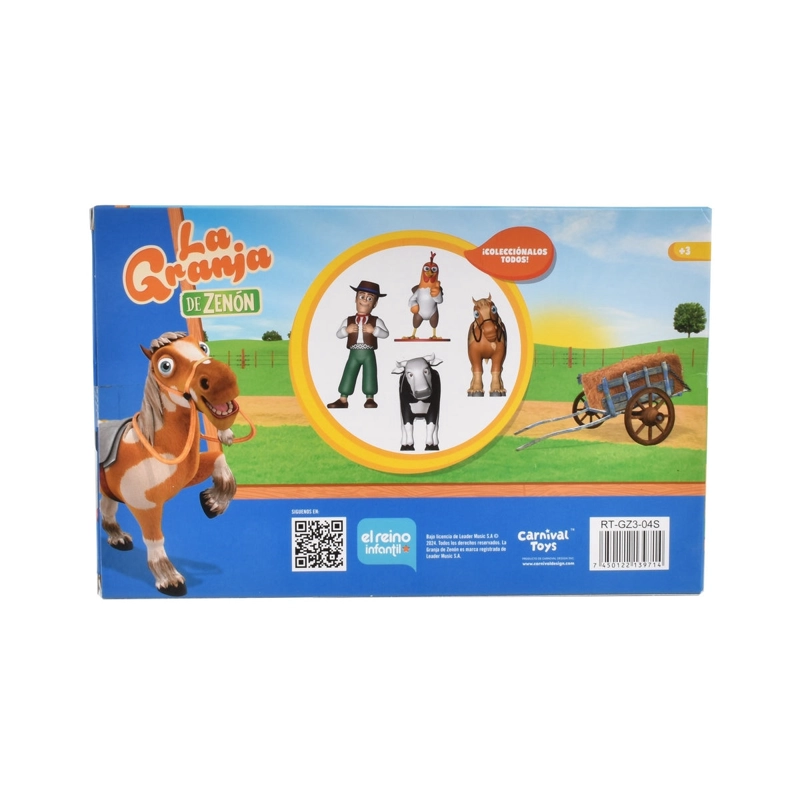 SET 4 FIGURAS 8 CM LA GRANJA DE ZENON - 4