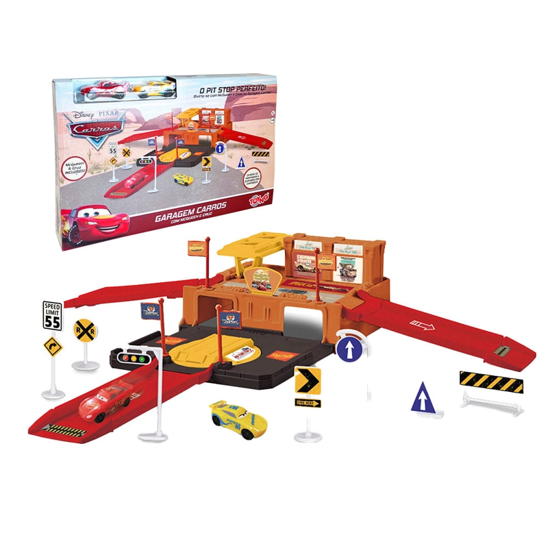 PLAYSET GARAGE CARS DISNEY CON AUTOS - 1
