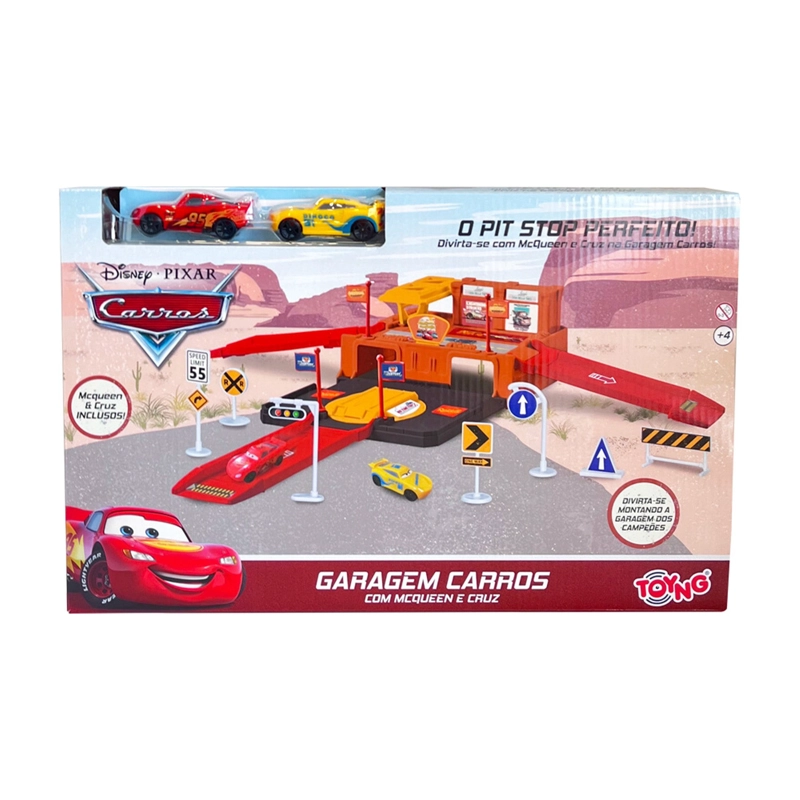 PLAYSET GARAGE CARS DISNEY CON AUTOS - 3