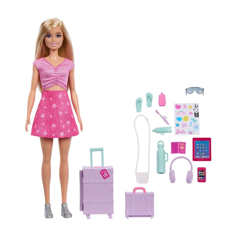 BARBIE  MUÑECA MALIBU AVENTURAS DE VIAJE - 6