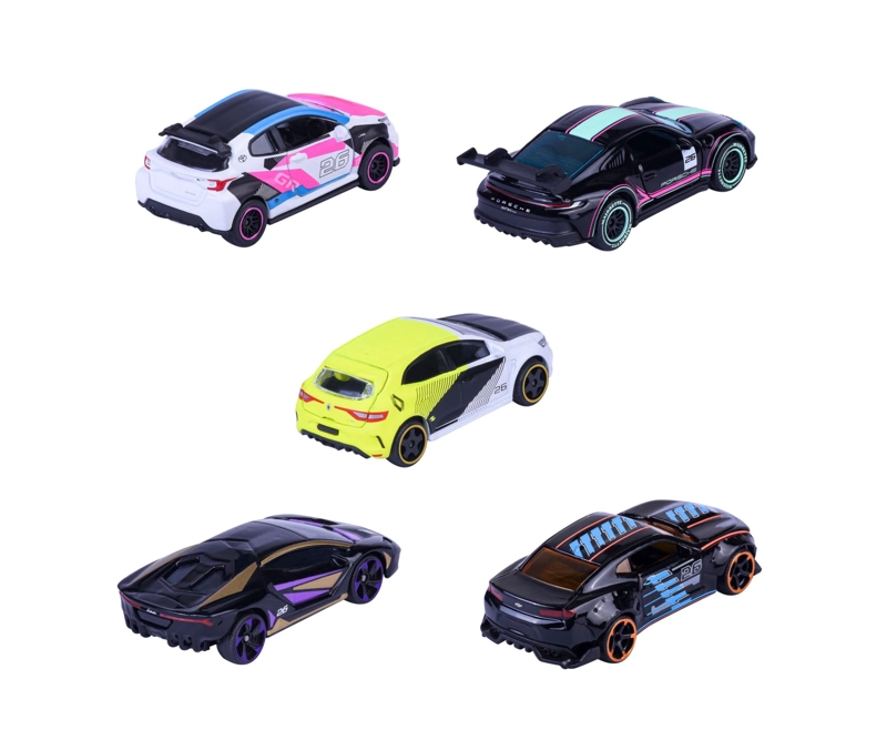 SET 5 VEHICULOS NEON MAJORETTE - 2
