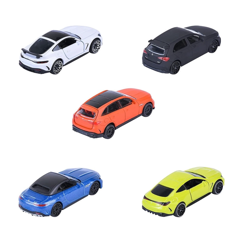 SET 5 VEHICULOS MERCEDES AMG MAJORETTE - 3