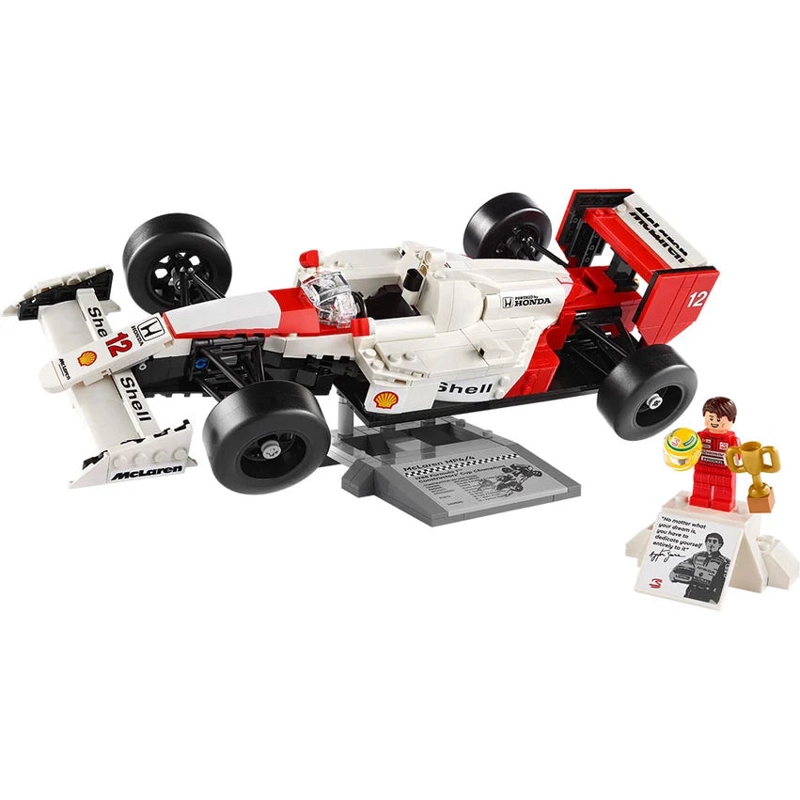 MCLAREN MP4/4 Y AYRTON SENNA LEGO ICONS - 2