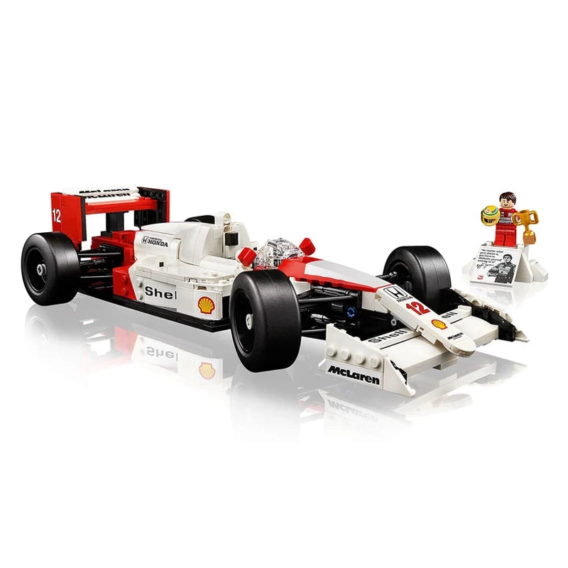 MCLAREN MP4/4 Y AYRTON SENNA LEGO ICONS - 5