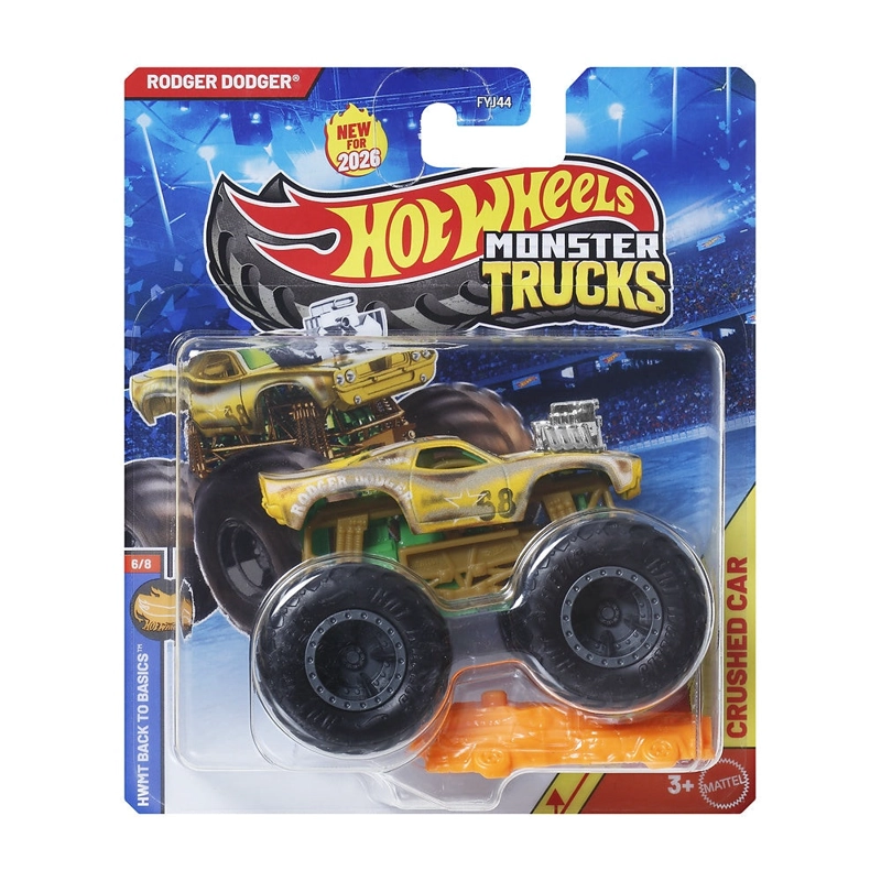 HOT WHEELS MONSTER TRUCK ESCALA 1:64 - RODGER DODGER - 2